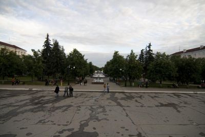 вид на театральную площадь